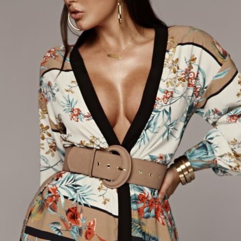 Jluxlabel landscape kimono duster